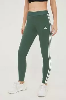 Леггинсы адидас adidas, зеленый