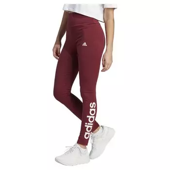Леггинсы adidas Essentials High-Waisted Logo, розовый