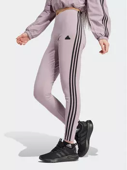 Леггинсы Adidas, фиолетовый