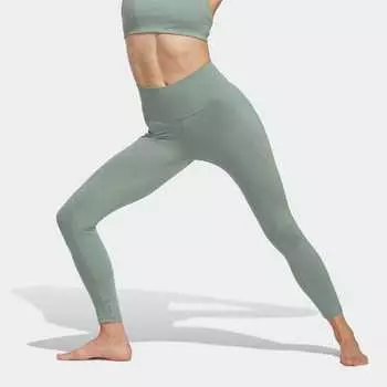 Леггинсы Adidas IA3233, зеленый