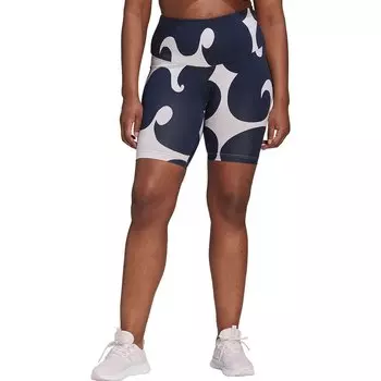 Леггинсы adidas Marimekko Rib Knee- Big, синий