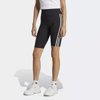 Леггинсы Adidas Originals Adicolor Classics High-Waisted Short Leggings, Черный
