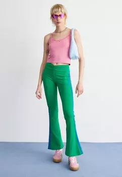 Леггинсы adidas Originals, Брюки adidas Originals, зеленый