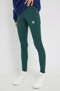 Леггинсы adidas Originals, зеленый