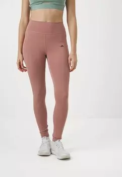 Леггинсы adidas Performance, светло-коричневый