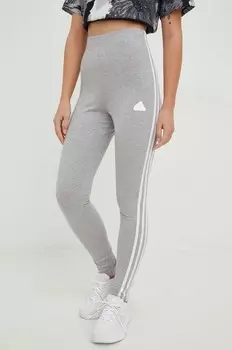Леггинсы adidas, серый