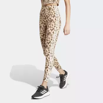Леггинсы Adidas Sportswear "ANML 3S LEG" (1 шт.), цвет Magic Beige / Mesa / Shadow Brown