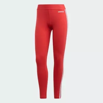 Леггинсы Adidas Sportswear Essentials 3-stripes, красный/белый