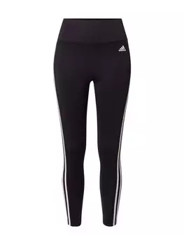 Леггинсы ADIDAS SPORTSWEAR Skinny Workout Pants Designed To Move High-Rise 3-Stripes, черный