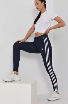 Леггинсы adidas, темно-синий