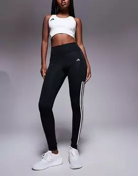 Леггинсы adidas Training all gym с карманом для телефона черного цвета adidas performance