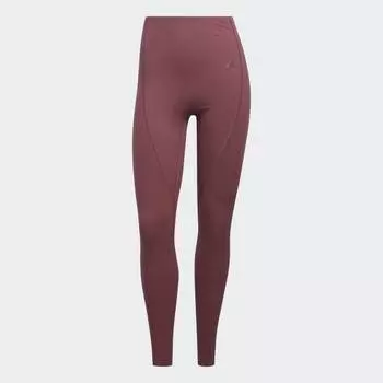 Леггинсы adidas Yoga 4 Elements 7/8, пыльно-бордовый