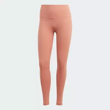 Леггинсы Adidas Yoga Essentials High-waisted, серовато-розовый