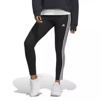 Леггинсы Adidas женские с завышенной талией - FW 3S черно/белые