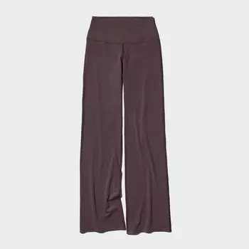 Леггинсы AIRism Ultra Stretch с защитой от ультрафиолета UNIQLO, темно-коричневый