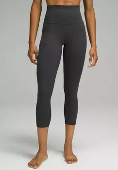 Леггинсы ALIGN HIGH-RISE CROP 58CM - 3/4 sports trousers lululemon, черный