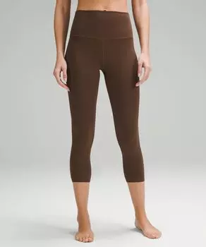 Леггинсы Align High-Rise Lululemon, коричневый