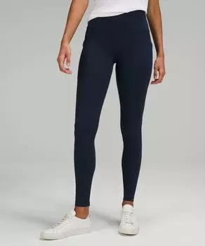 Леггинсы Align с высокой посадкой и карманами Lululemon, нави