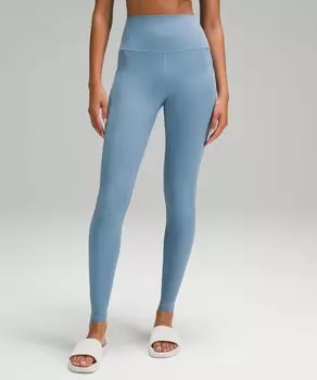 Леггинсы Align с высокой посадкой и карманами Lululemon, синий