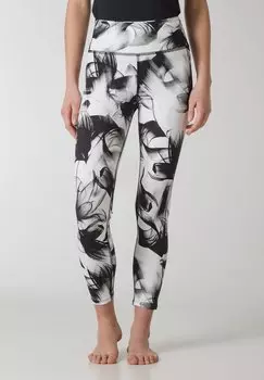 Леггинсы ALLOVER Deha, цвет nero bianco floreale