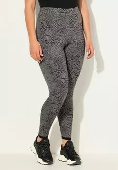 Леггинсы ANIMAL PRINT Leggings Ulla Popken, серый