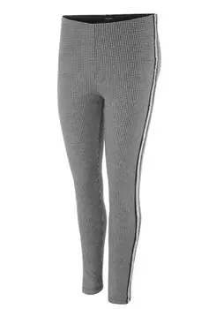 Леггинсы Aniston Casual, черный/белый