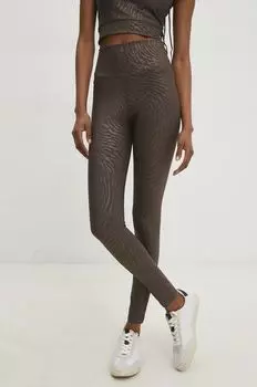 Леггинсы Answear Lab, коричневый