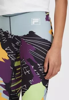 Леггинсы APPAREL ROCCIA ALL-OVER Leggings Fila, светло-голубой