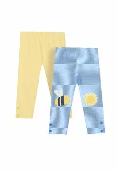 Леггинсы APPLIQU KNEE 2 PACK JoJo Maman Bb, желтый