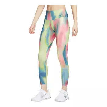 Леггинсы artist collection леггинсы с высокой талией 7 8 азиатские размеры Nike, розовый