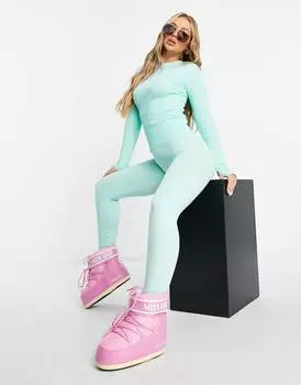 Леггинсы ASOS 4505 для лыжного базового слоя из трикотажа косичек с контуром