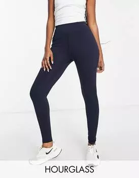 Леггинсы ASOS 4505 Hourglass со швом и карманом