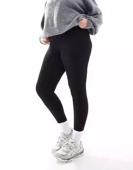 Леггинсы ASOS DESIGN Curve черного цвета ASOS Curve