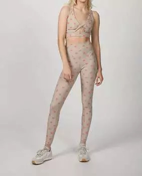 Леггинсы Ayla в цвете Taupe Heart Beach Riot