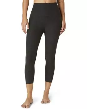 Леггинсы Beyond Yoga Spacedye Out Of Pocket High Waisted Capri, цвет Darkest Night
