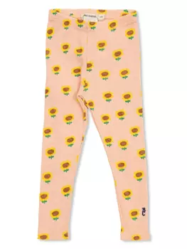 Леггинсы Bobo Choses с подсолнухом, розовый