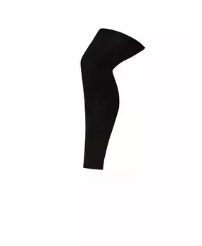 Леггинсы больших размеров без ног с плюшевой подкладкой Avenue, черный