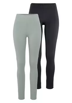 Леггинсы BOYSEN'S BOYSENS SKINNY LEGGINGS, серый/черный