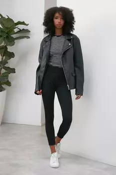 Леггинсы - черные - нормальная талия Trendyol, черный