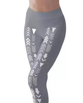 Леггинсы City с принтом «Город» и рисунком спереди, плотность 100 ден Hyd, сиреневый