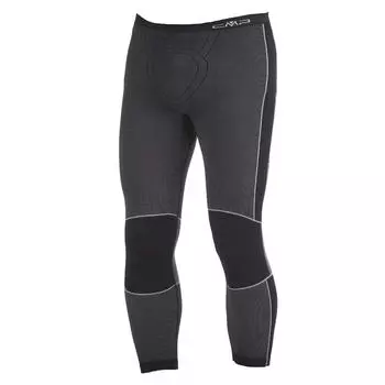 Леггинсы CMP Underwear Seamless 3/4 3Y97804, черный