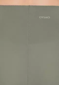 Леггинсы COMPRESSIVE WAIST CONTROL ANKLE-LENGTH OYSHO, цвет Mottled Green