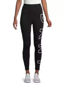 Леггинсы DKNY Sport с логотипом и высокой талией, белый
