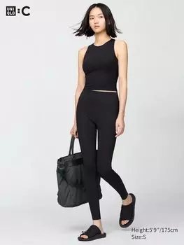 Леггинсы для активного отдыха Uniqlo, черный