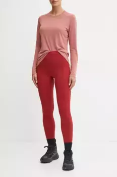 Леггинсы для активного спорта Smartwool, гранатовый