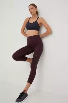 Леггинсы для бега adidas, фиолетовый