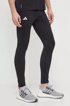 Леггинсы для бега Adizero adidas Performance, черный