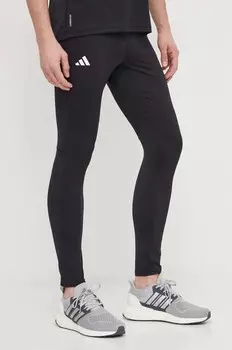Леггинсы для бега Adizero adidas Performance, черный