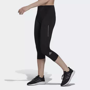 Леггинсы для бега Run Running 3/4 ADIDAS, цвет schwarz