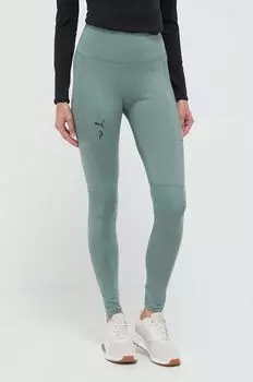 Леггинсы для бега Seasons Puma, зеленый